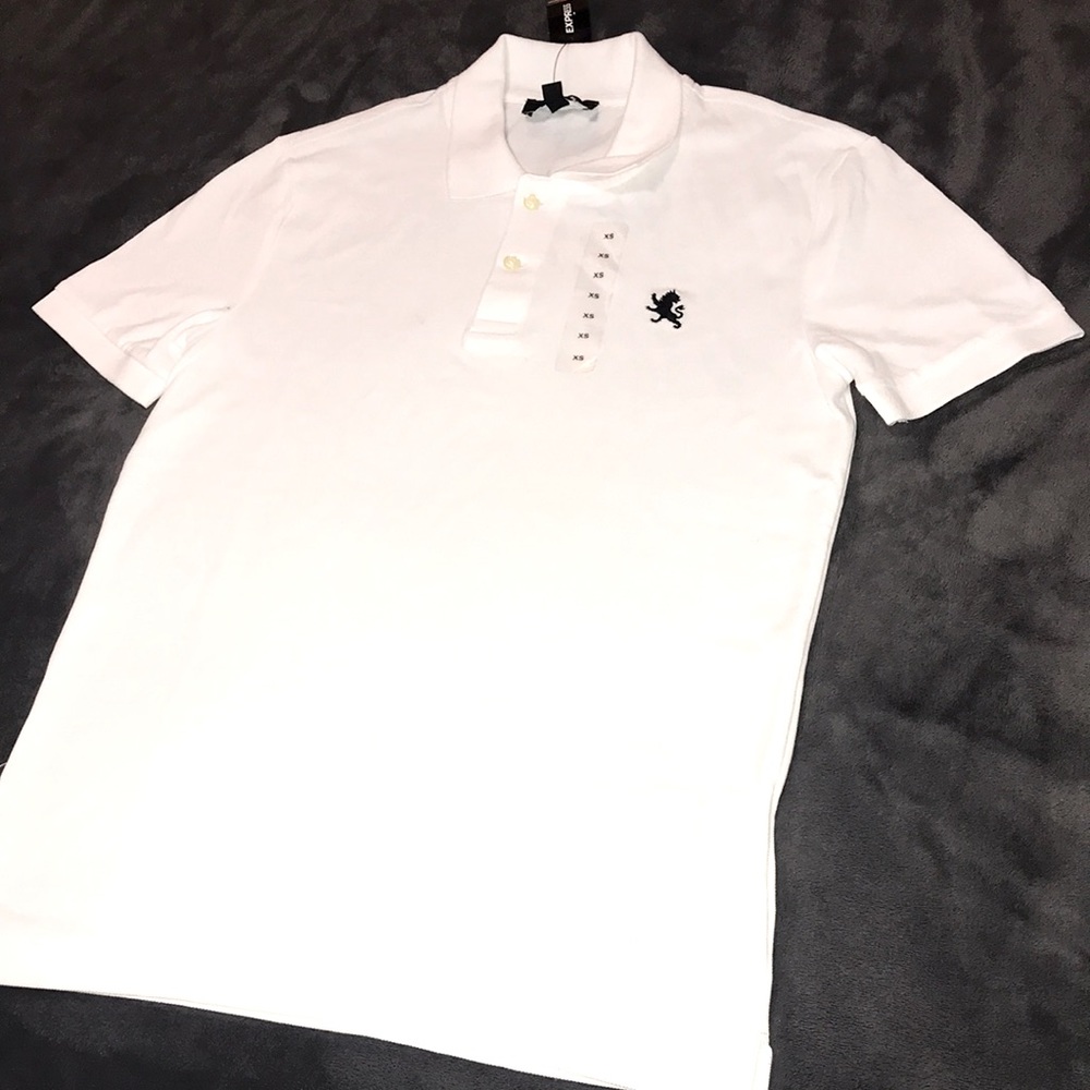 Express shirt size XS color all white
